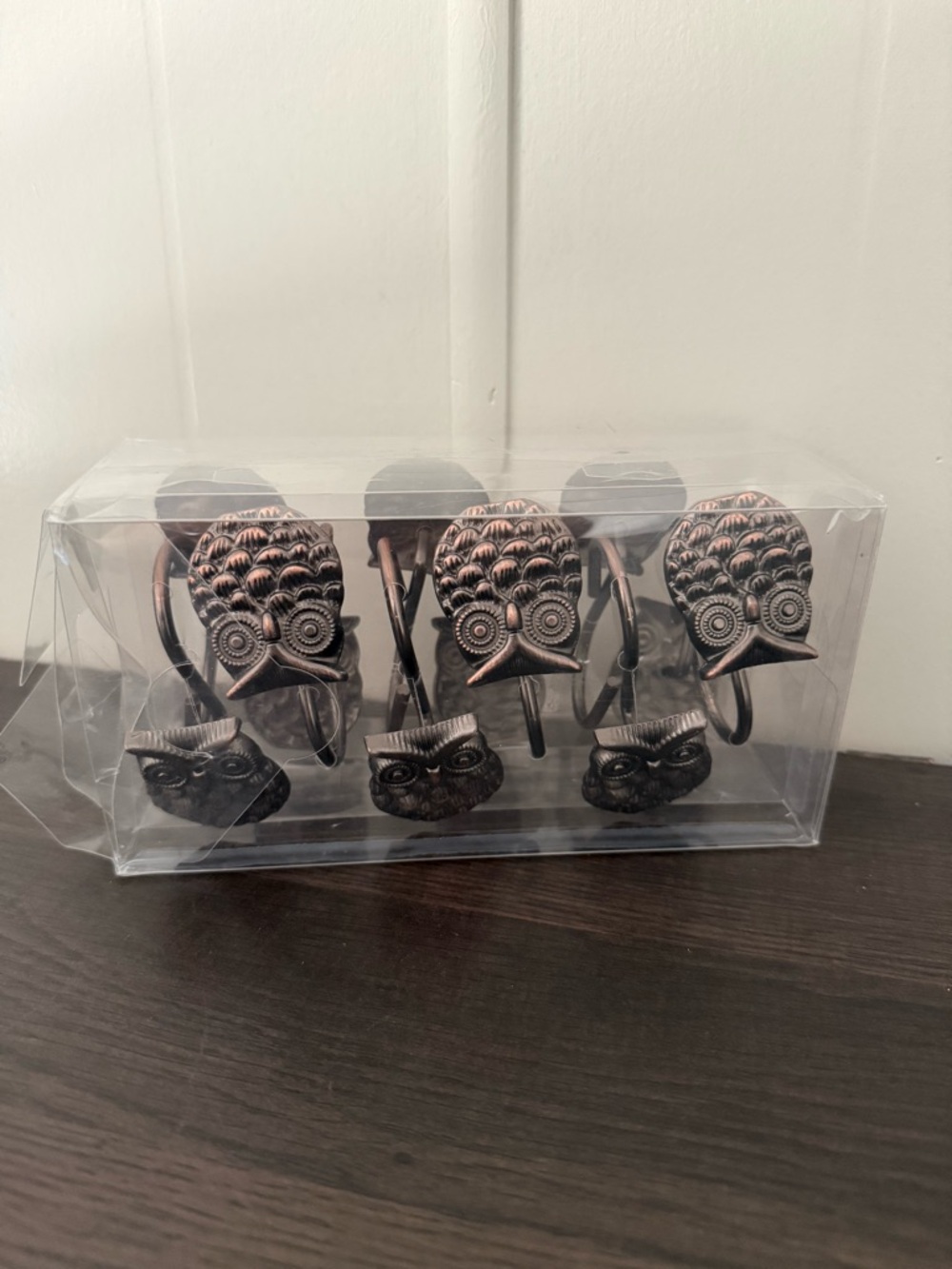 Metal Owl Hook Set